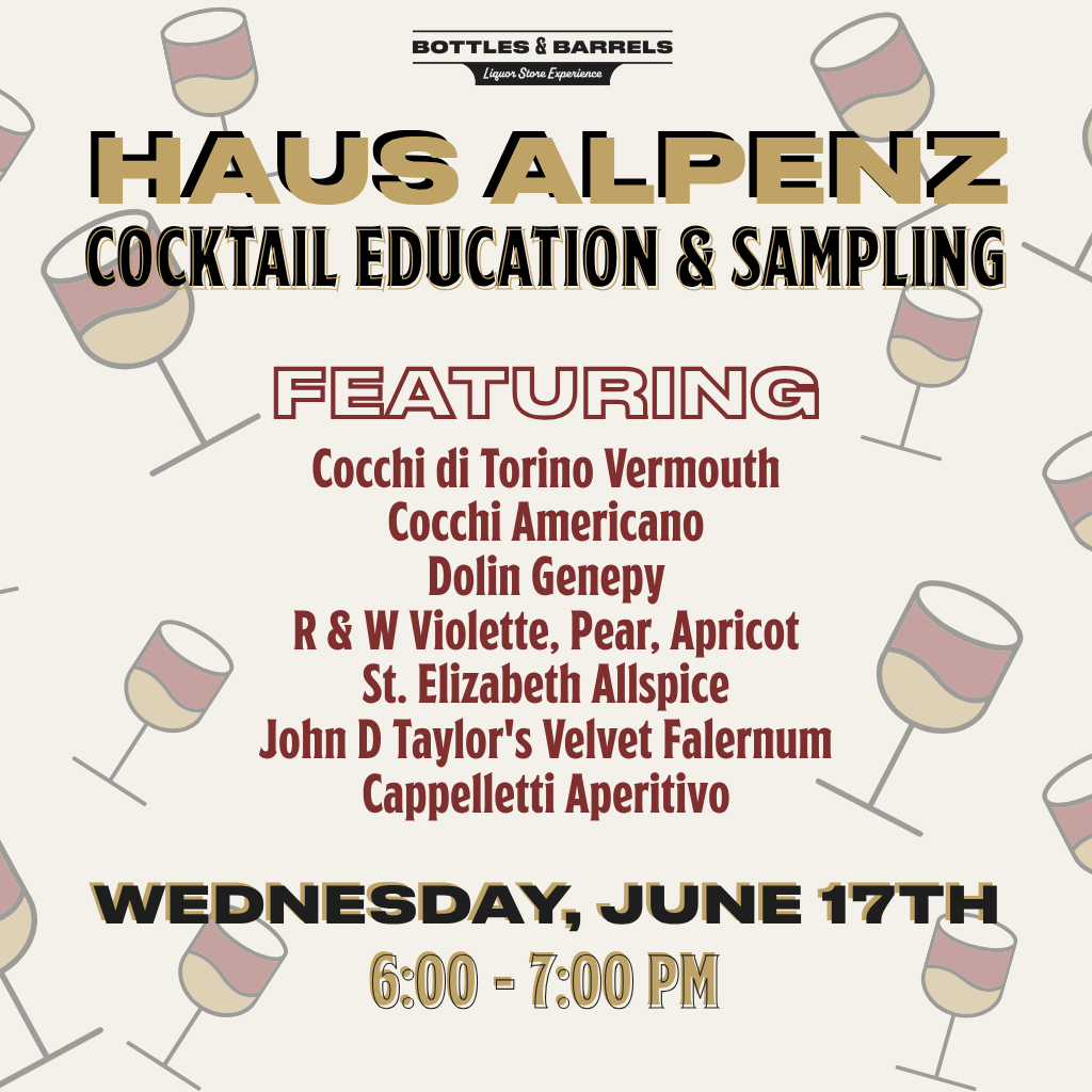 Haus Alpenz Cocktail Education & Sampling