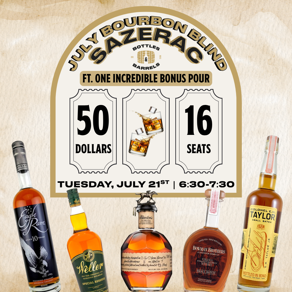 B&B Blind Bourbon Tasting: Sazerac